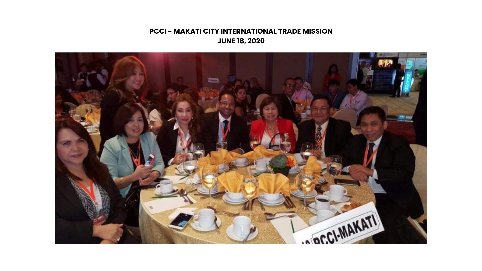 2020 MCCI - PCCI - MAKATI - INTL. TRADE MISSION — archival photograph