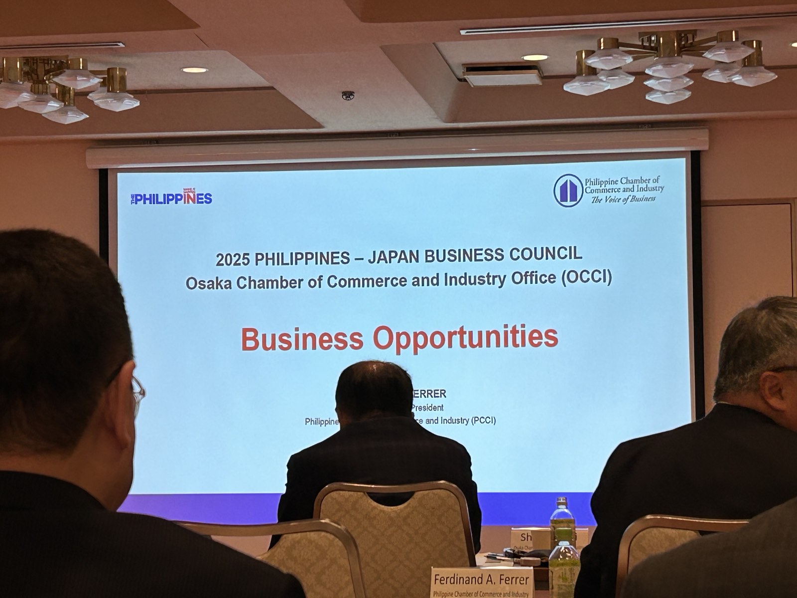 2025 - PHILIPPINES - JAPAN BUSINESS COUNCIL, Osaka Chamber of Commerce and Industry Office (OCCI) — archival photograph