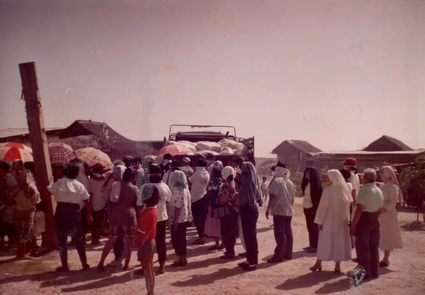 Community relief and medical mission outreach in a rural area
