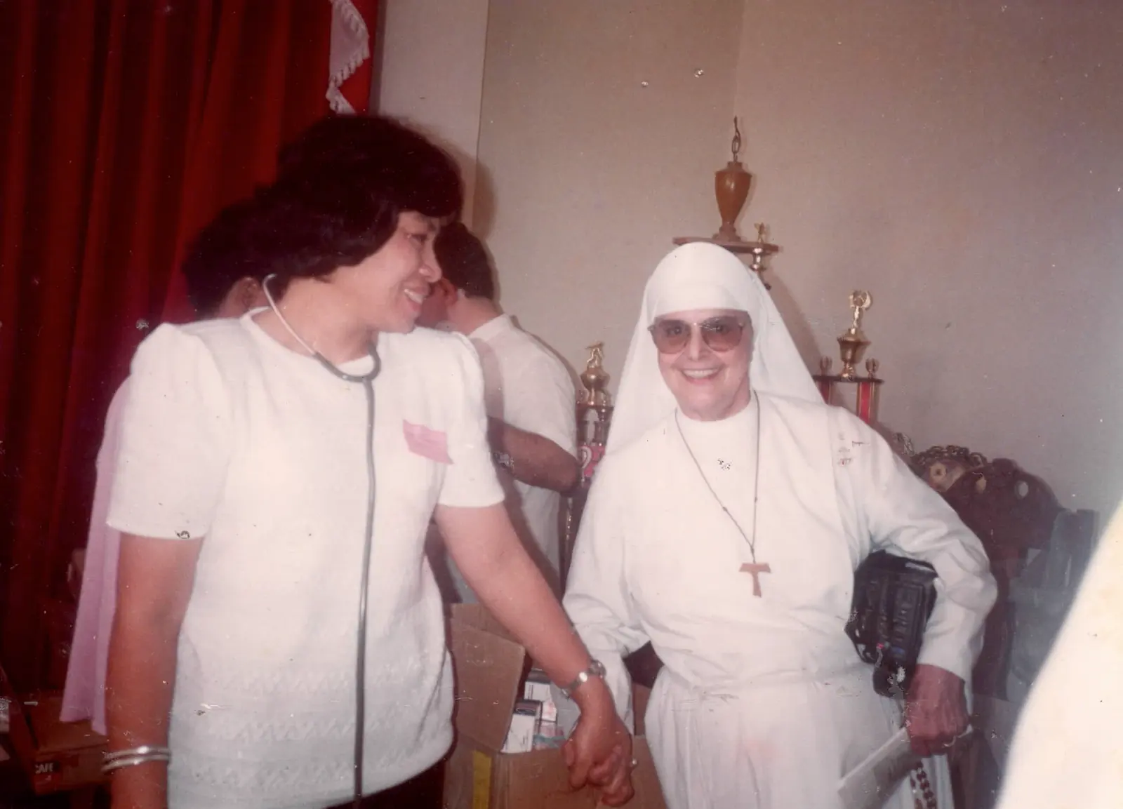 Sacred Heart healthcare professional with a mission partner