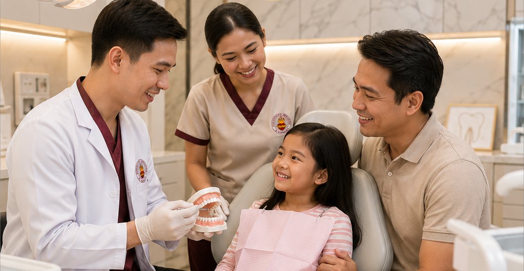 Dental consultation and restorative care service at Sacred Heart.