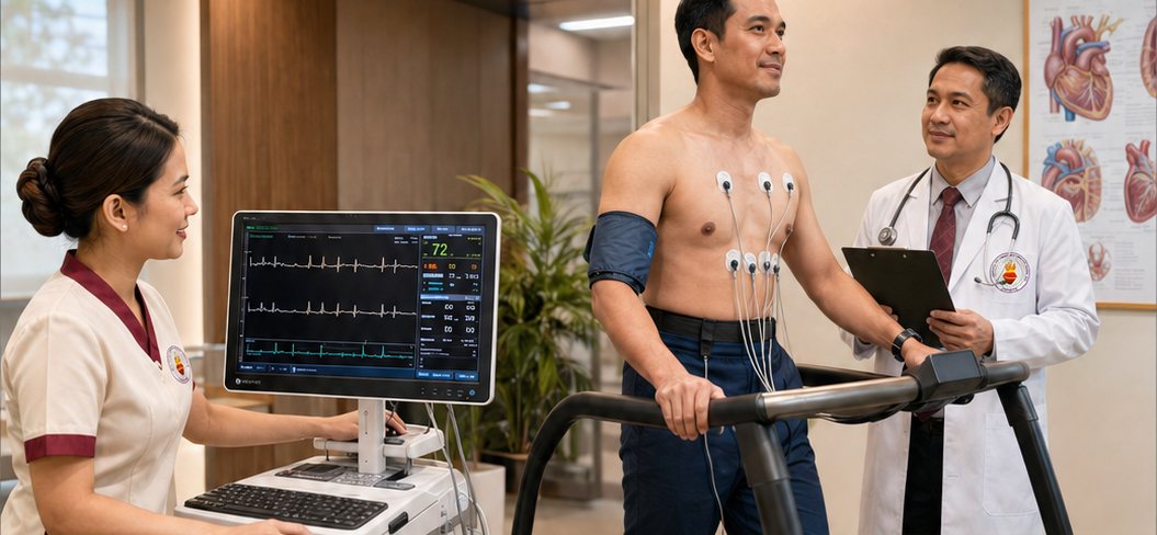 Cardiovascular and occupational diagnostic screening at Sacred Heart.