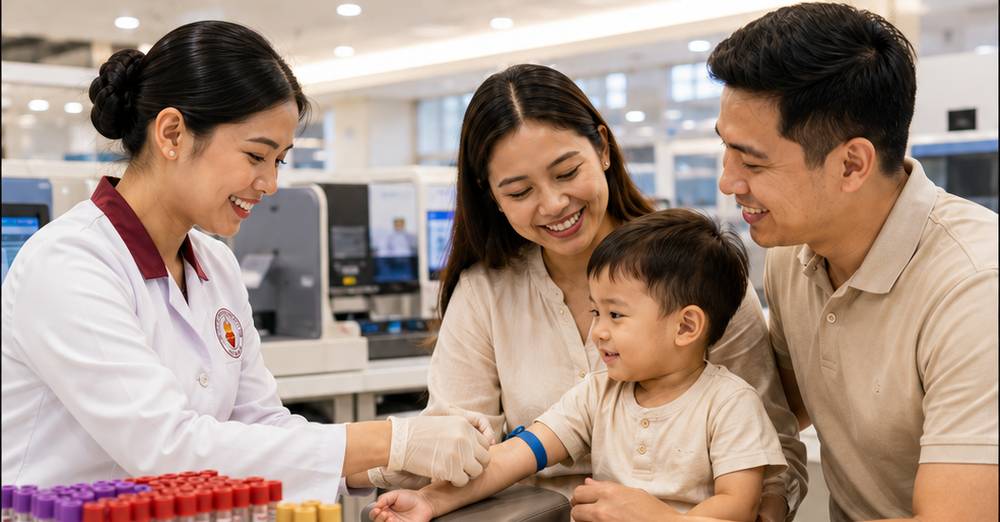 Laboratory testing service at Sacred Heart.