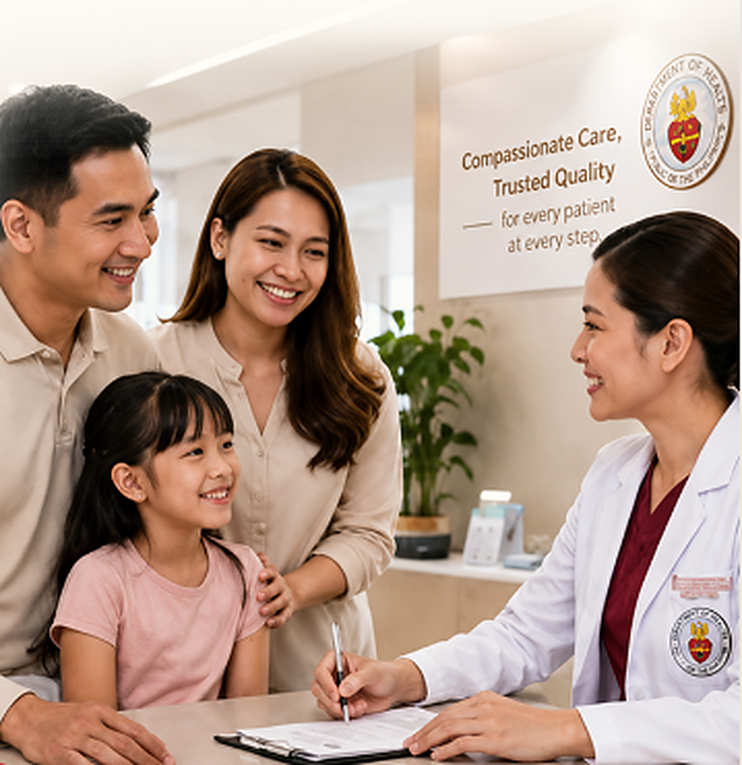 Family discussing a healthcare plan with a physician