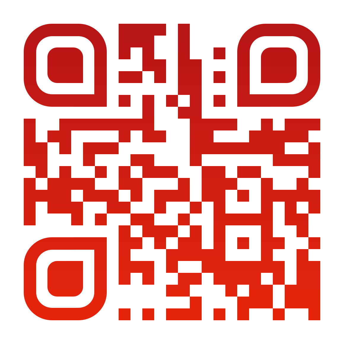QR code for Sacred Heart website