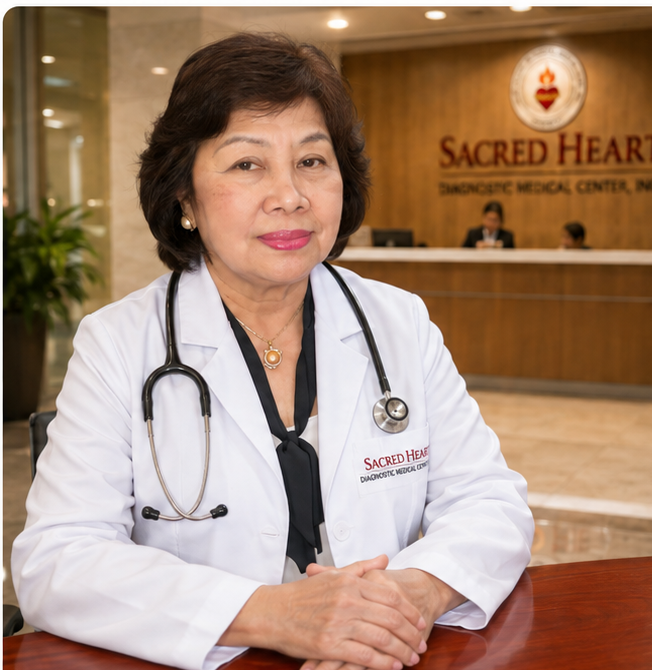 Dra. Luzviminda S. Jose, M.D., Founder and President of Sacred Heart Diagnostic Medical Center