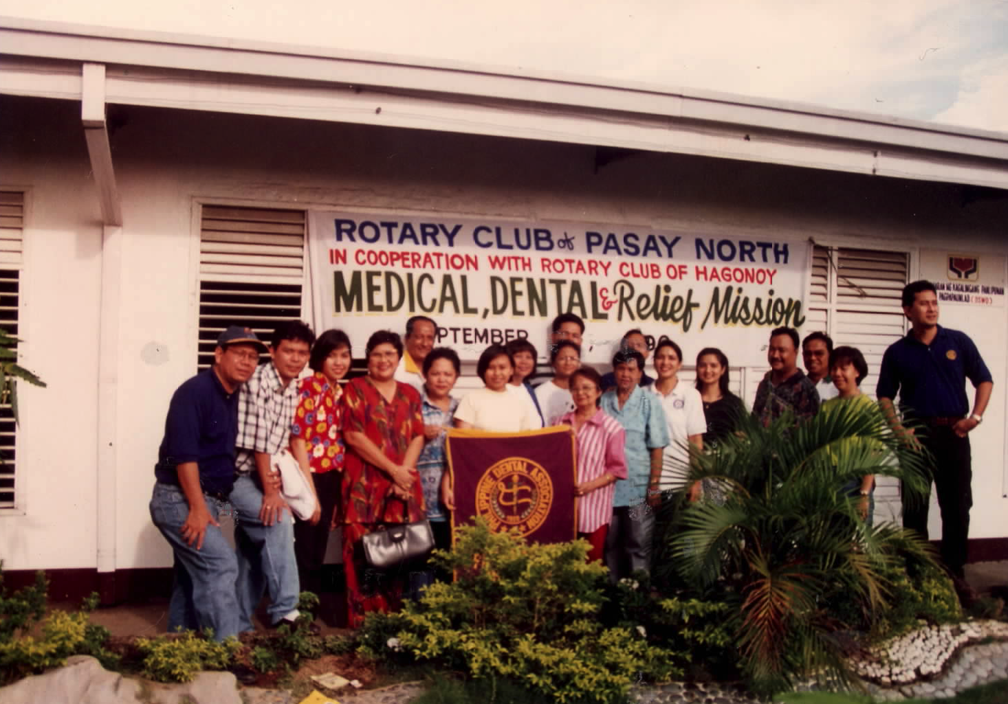 Rotary Club of Pasay North and Rotary Club of Hagonoy partners at a medical, dental, and relief mission